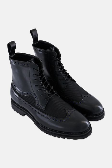 Оригинальные ботинки DKNY Wingtip Boots кожаные