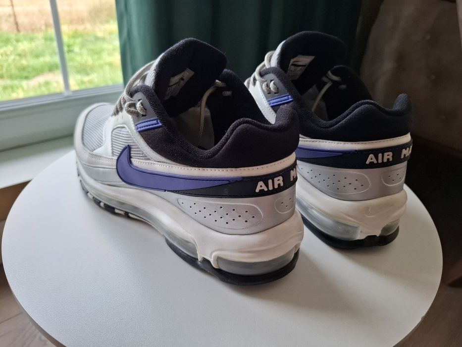 Nike Men's Air Max 97/ BW Metallic Silver Reflective / Persian Violet