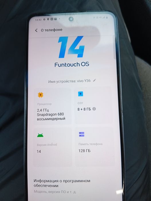 Продам телефон Vivo Y-36