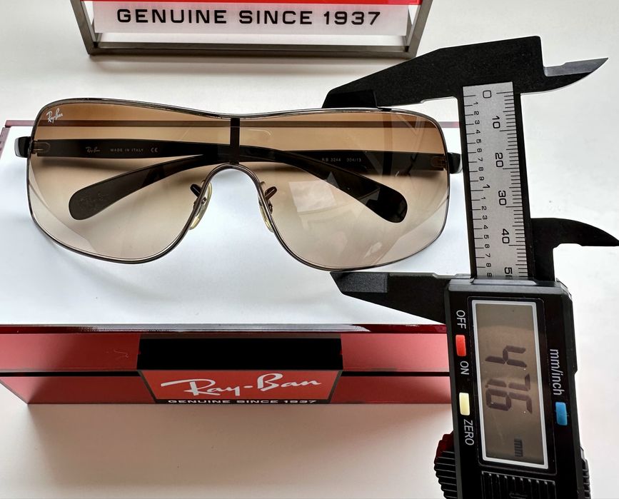 Ray Ban RB3244 shield стил, градиент, премиум модел