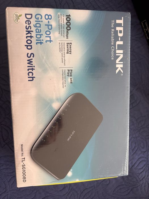 TP-Link TL-SG1008D Switch Gigabit 8 Porturi NOU Sigilat