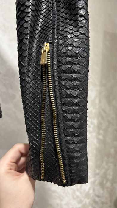 Кожанная куртка натуральная Питон