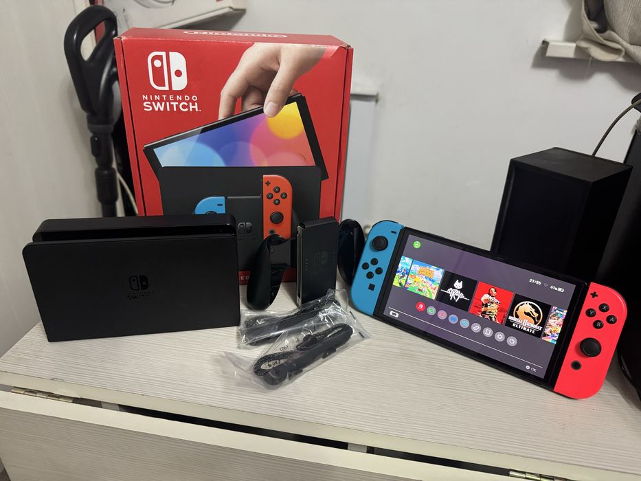 Nintendo Switch Oled (прошитый) 512gb флешка