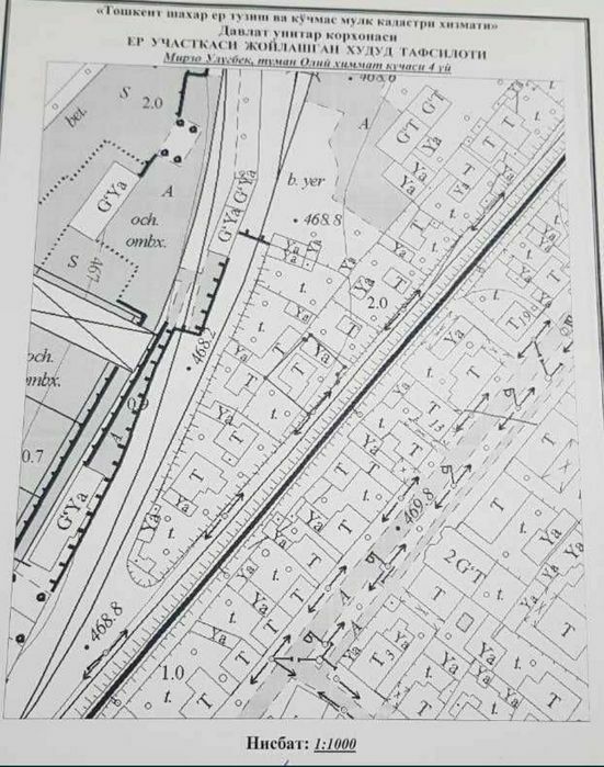 Продаётся участок 3.29 соток на Мирзо-Улугбекском районе
