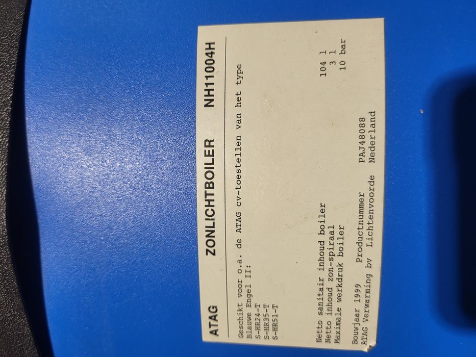 Boiler cu serpentina pentru apa calda