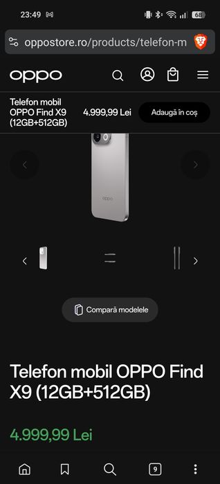 Oppo find x9 cu husa magnetică wireless charging