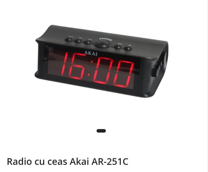 Ceas cu radio AKAI