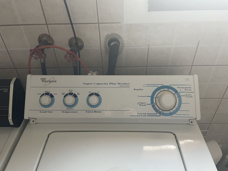 Masina de spalat Whirpool Heavy + uscator General Electric Heavy