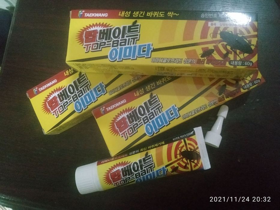 Корейский гел от тараканов безопасно для людей и животных