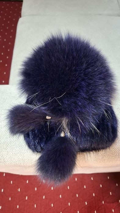 Шапочка норка новая