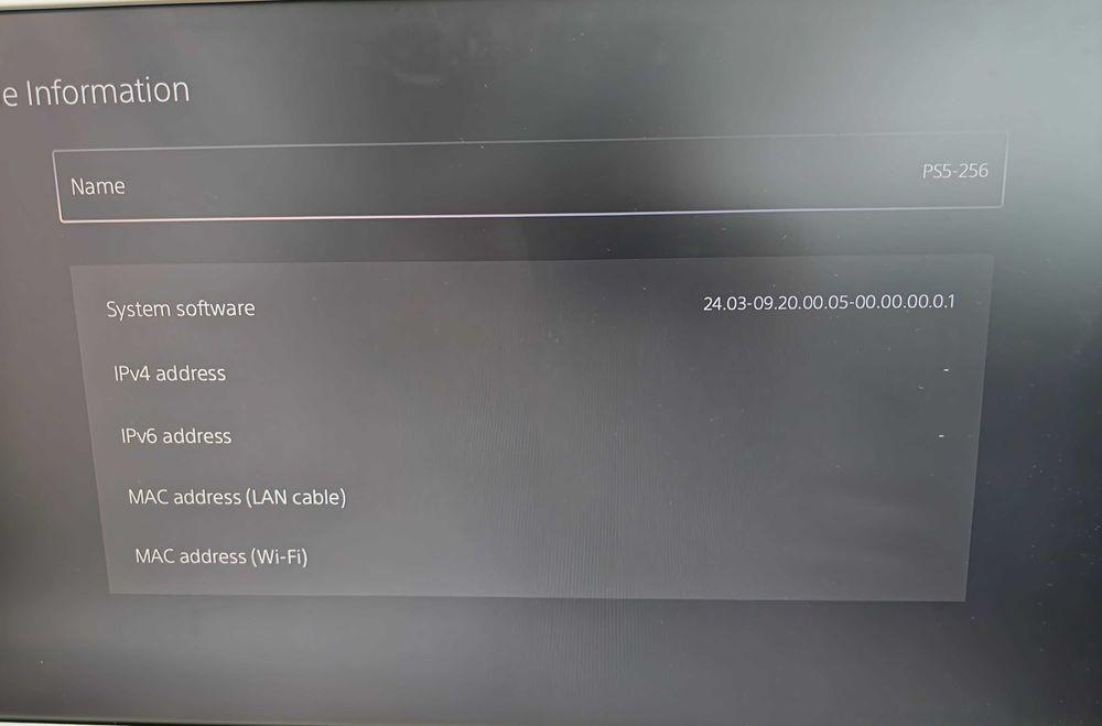 System Software 9.20 Playstation 5 (PS5) Slim Disc Edition