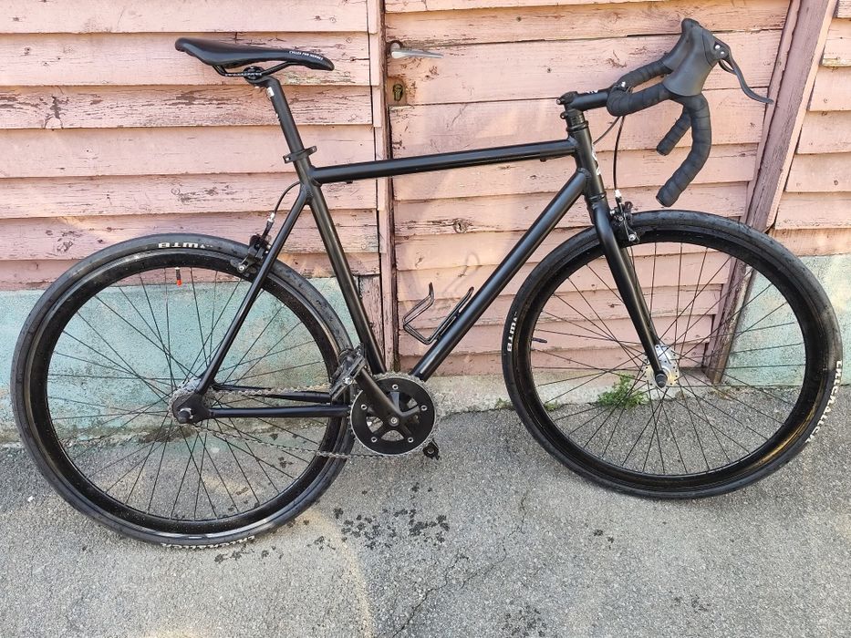 Bicicleta cursiera Fixie Inc. schimbator Sram Automatix 2 viteze autom