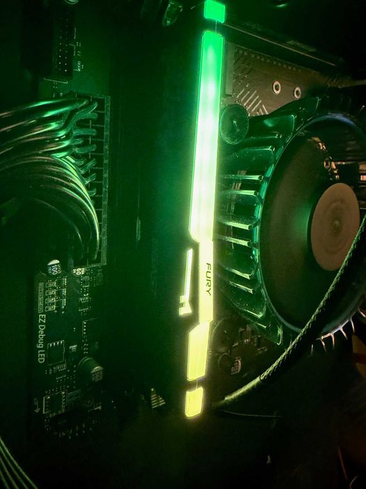 Memorie Desktop 8GB RAM DDR5 Kingston FURY Beast RGB