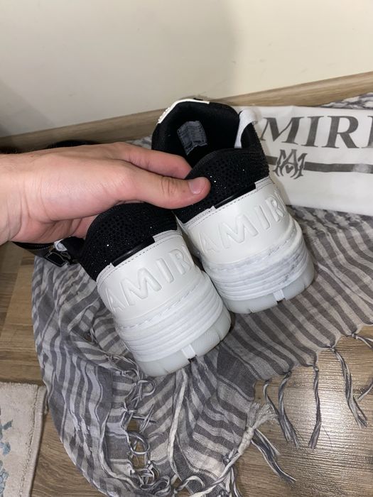 Adidasi Amiri Ma1 cu cristale