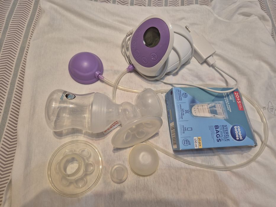 Pompa de san electrica Kidscare KC103 cu 15 niveluri de aspiratie, 10 niveluri de masaj