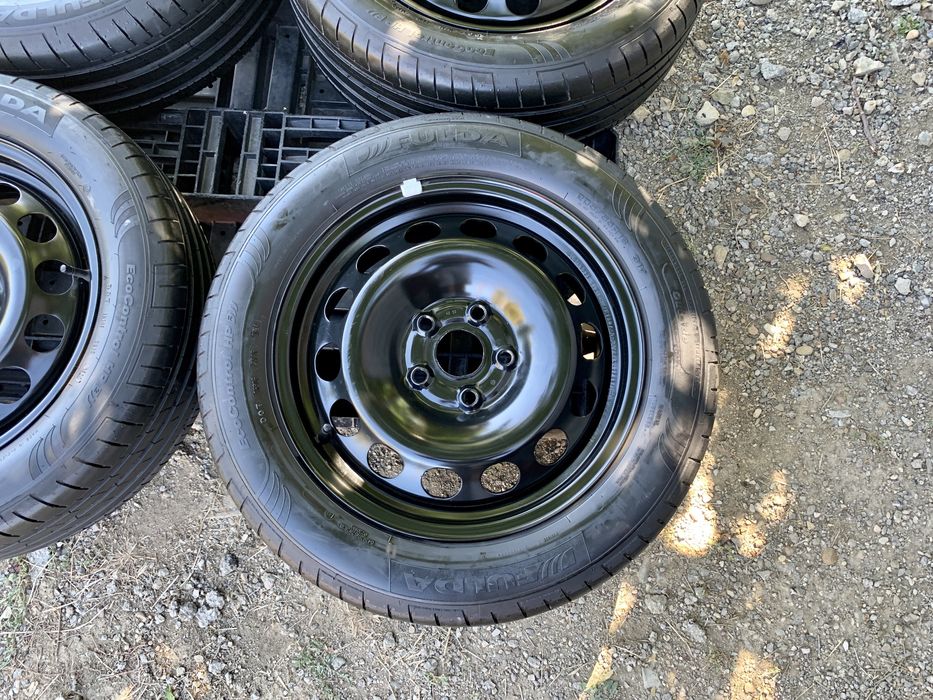 Джанти 16" ET50+НОВИ ГУМИ DOT1624 FULDA 205/55/16-Vw,Audi,Seat,Skoda