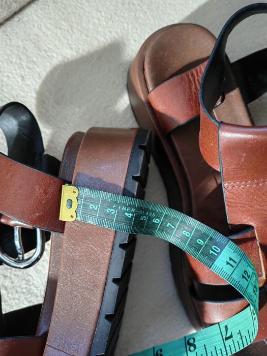 Сандали Zara естествена кожа