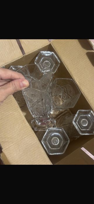 Хрустальный набор  1000 тг каждый