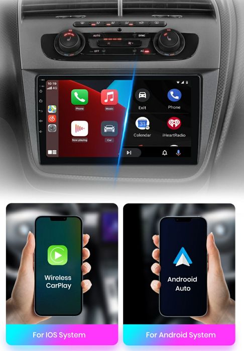 Navigatie Android dedicata SEAT ALTEA/TOLEDO (2004-2015)