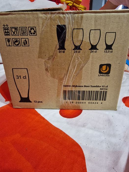 Set de 12 pahare 31 cl giusto natura