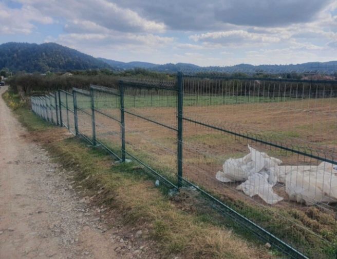 Executam garduri și porți din plasa burdurata
