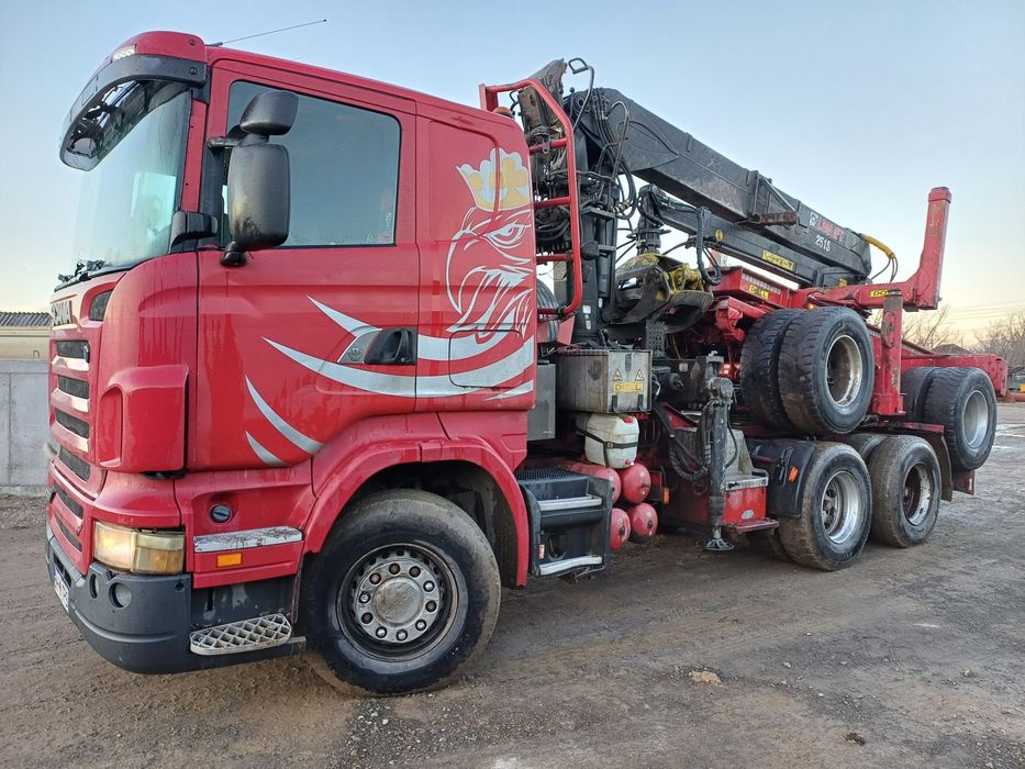 Camion forestier Scania Peridoc.