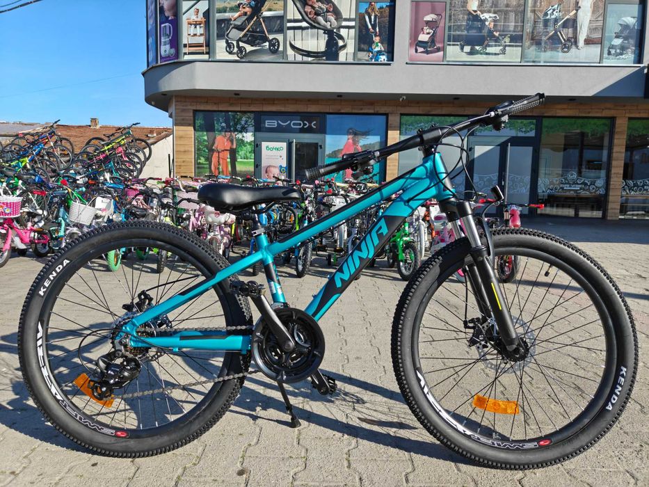 BG Алуминиев велосипед 24" NINJA син