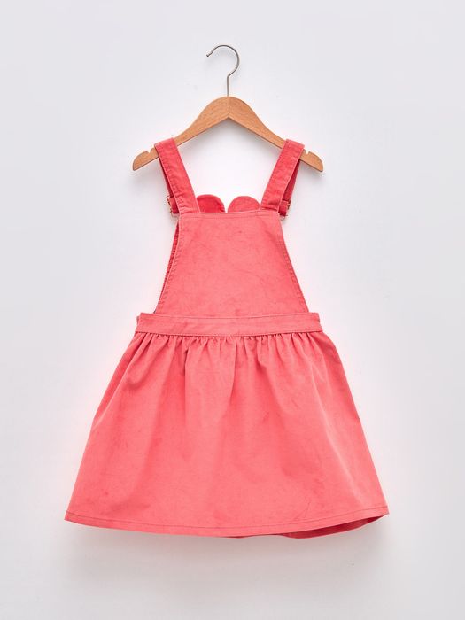 Rochie roșie din catifea cu decolteu patrat pentru fete  LCW kids 7/8 ani, 120/128