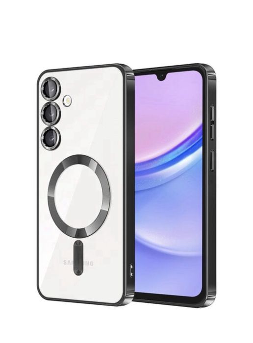 SAMSUNG A35/A55/A16/A36/A56/A27 Husa Magsafe Electroplate Din Silicon