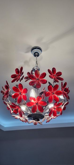 Candelabru si veioza de noptiera pe picior