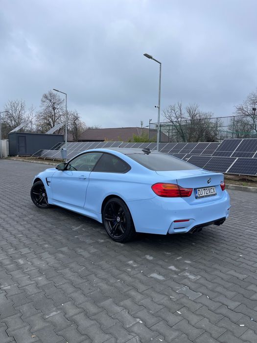 BMW M4 Facelift 2016 • 431 CP • Baby Blue • Carbon • Impecabila