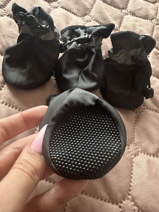 Кучешки ватиран гащеризон р-р Л, пуловерче синьо р-р XXL