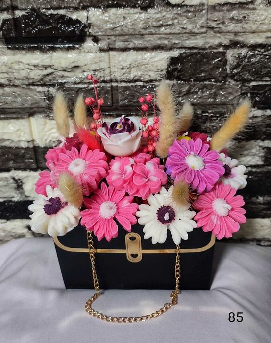 Aranjament flori ceara soia