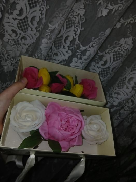 Подарок на 8 марта! Мыльные цветы