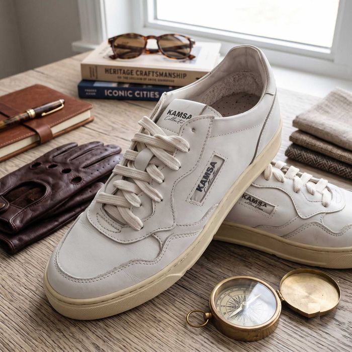Sneakers Albi KAMSA Collection - Piele Naturală