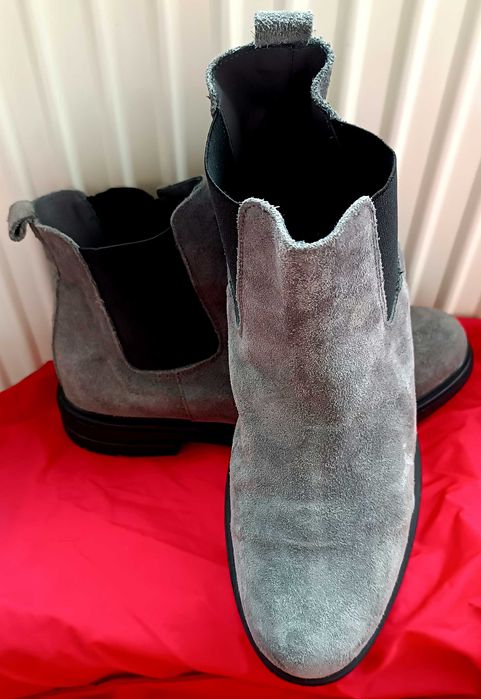 Botine bărbați din piele naturală Întoarsă mărimea 42 made în ITALY