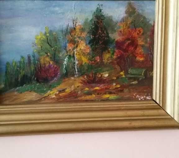 Tablou -"Toamna in Gradina Copou "