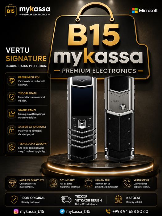 Vertu Signature • Dastavka • New