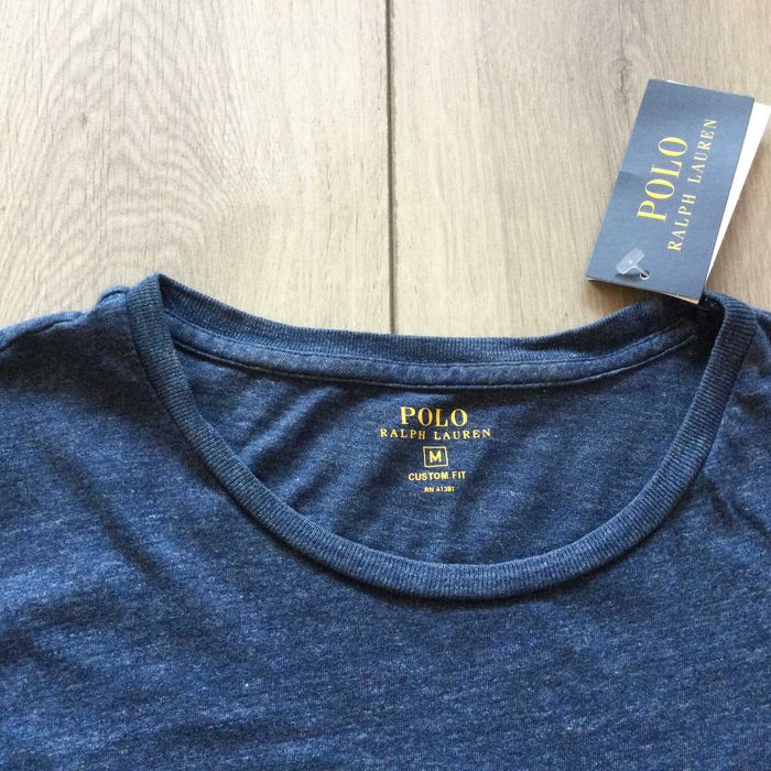 НОВА оригинална синя памучна тениска POLO RALPH LAUREN размер M от САЩ
