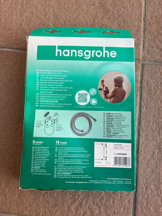 Hansgrohe Isiflex 1,60 m 28276000 nou - fără schimb