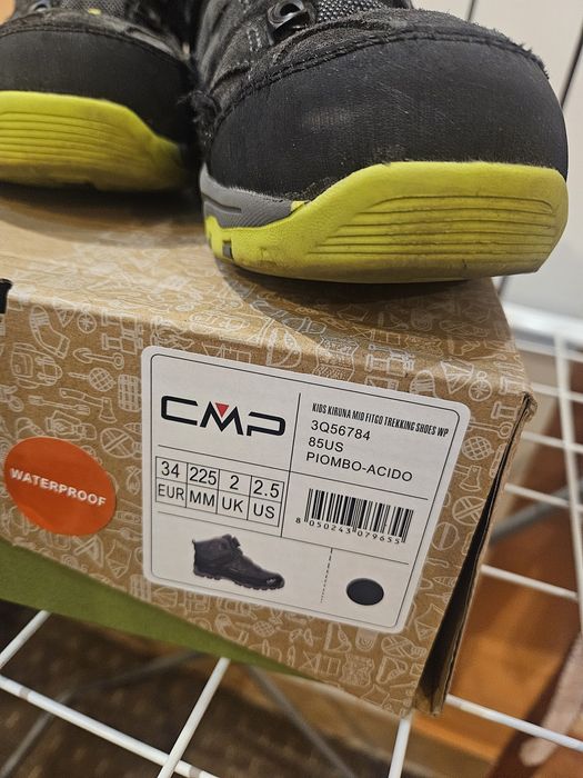 Bocanci trekking copii CMP Kiruna Mid FitGo 34