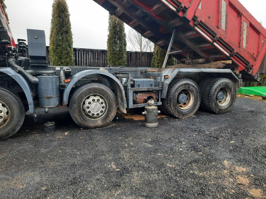 Camion 8x4, 8x6, 6×4,4×4 ,cilindru basculare frontal ,semiremorca