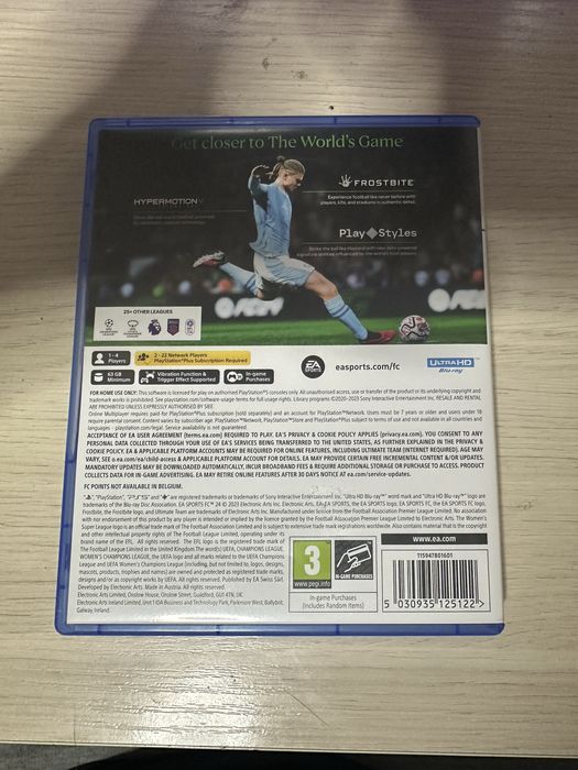 FC24 диск для ps5 в идеале