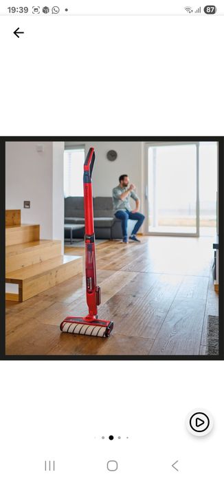 Masina electrica pe acumulator pentru curatat podele dure Einhell CLEA