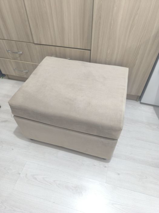 Мягкий Пуфик бежевый