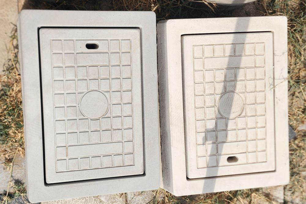 Колодец крышка круглый и квадратных