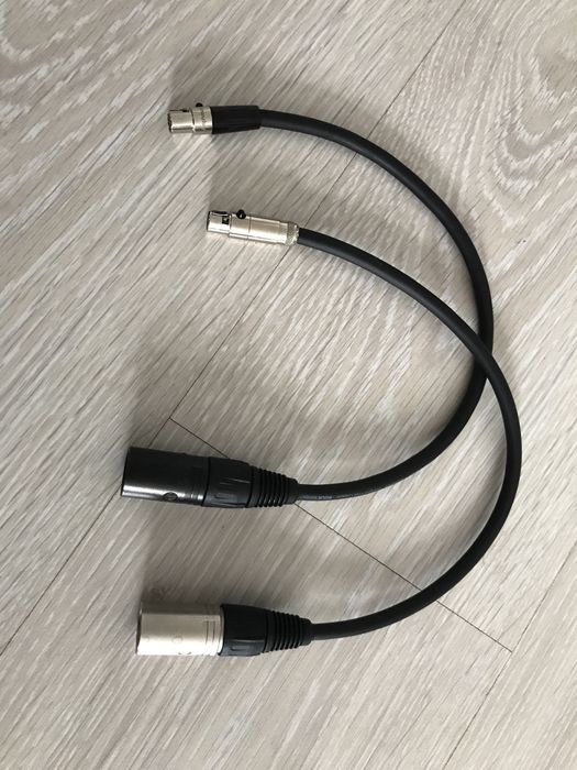 Cablu  XLR tata la mini XLR mama. 3 pini