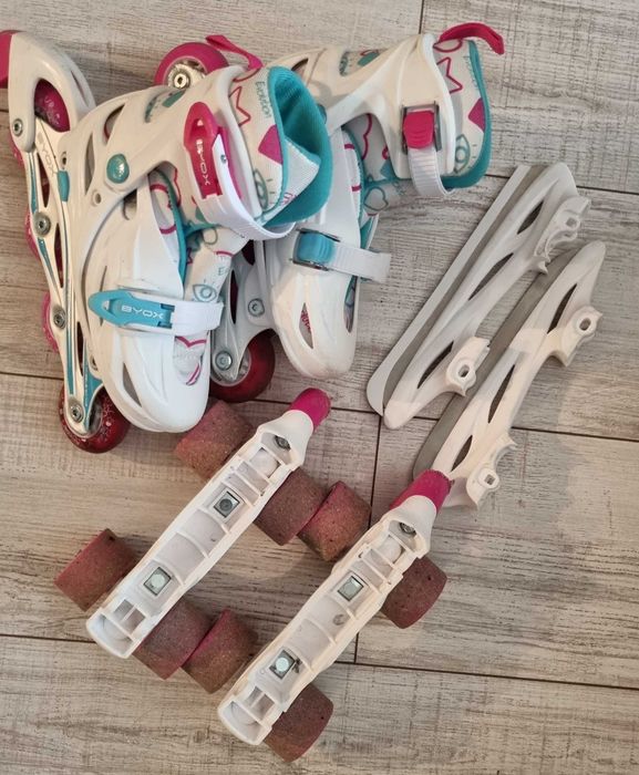 3в1 Кънки за лед, ройлери, ролкови кънки  BYOX