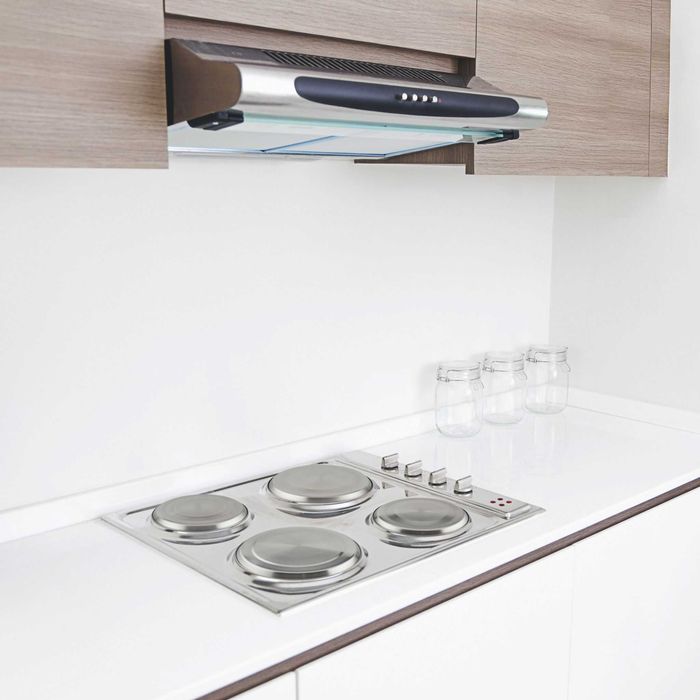 Set 4 capace protectie plita si aragaz din inox in 2 marimi 16 + 20 cm