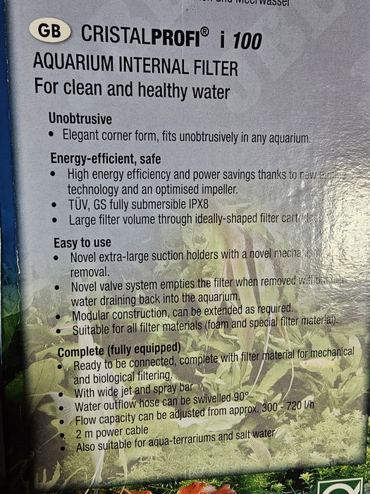 Vând filtru de acvariu Jbl